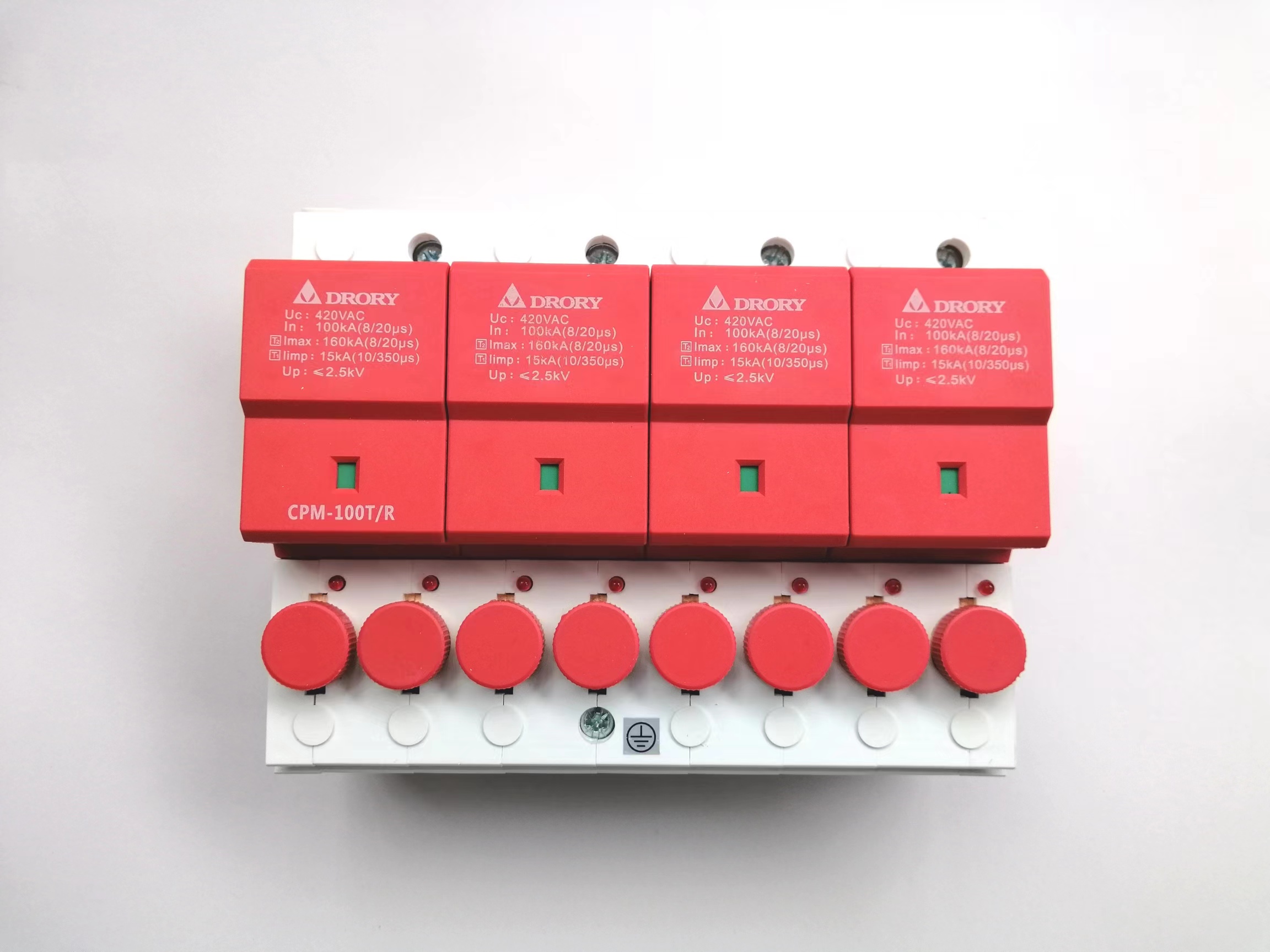 CPM-100T/R  4P 電涌保護(hù)器、熔斷組合一體式浪涌保護(hù)器，中力防雷器