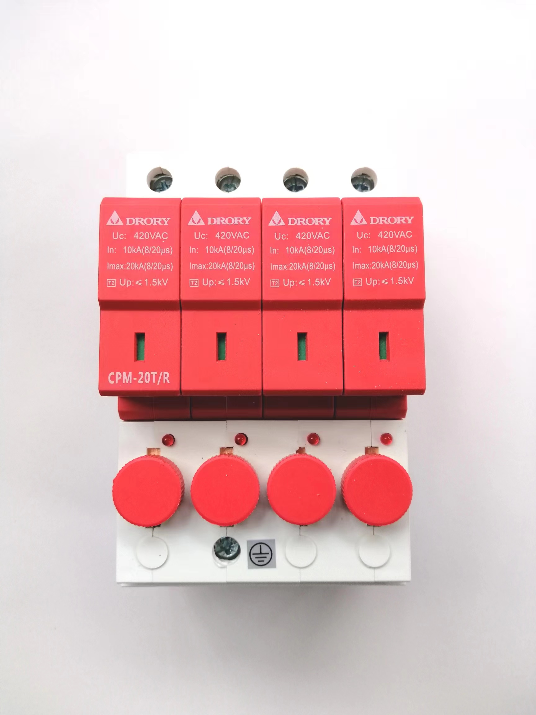 CPM-20T/R、40T/R、65T/R、80T/R、 4P 電涌保護(hù)器、熔斷組合一體式浪涌保護(hù)器，中力防雷器