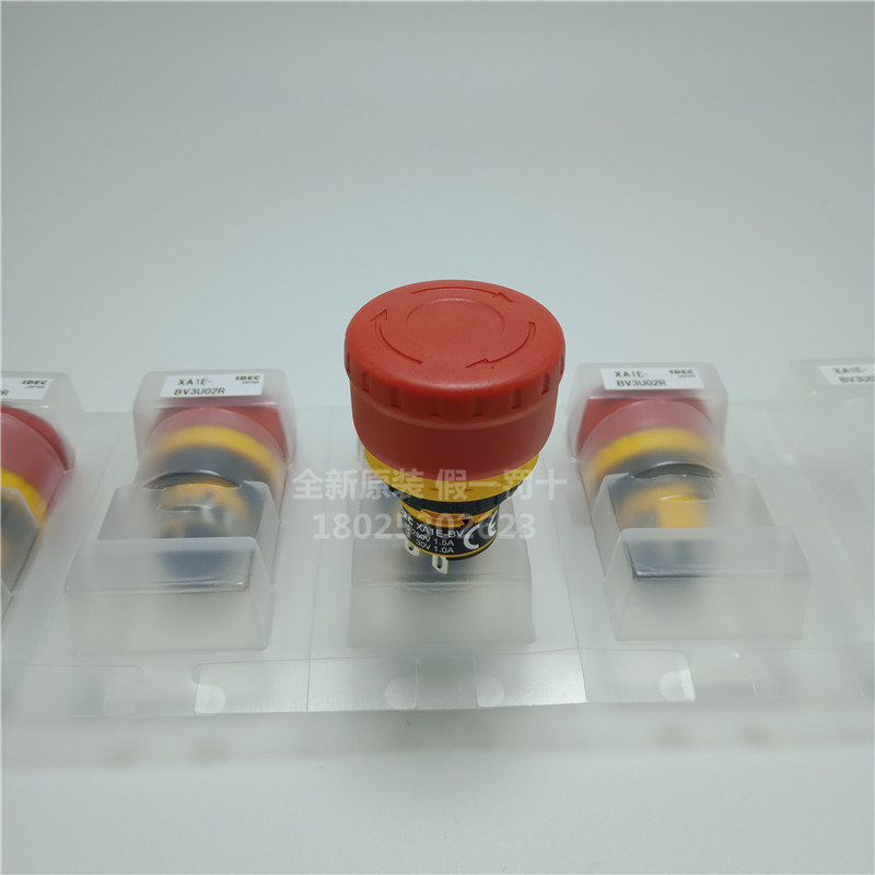 全新原裝IDEC和泉16mm小型急停開關XA1E-BV3U02R二常閉XA1E-BV