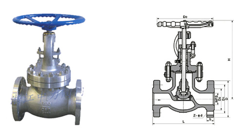 J41W美標(biāo)不銹鋼截止閥